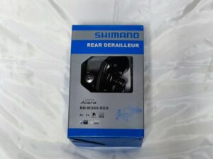 SHIMANO Dérailleur arrière ACERA M360 7/8v Noir Chape Longue SGS