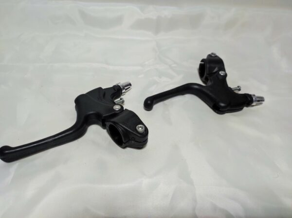 Paire de leviers de frein 12/16" - Noir